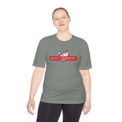 Unisex Moisture Wicking Tee-Double Sided