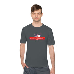 Unisex Moisture Wicking Tee-Double Sided